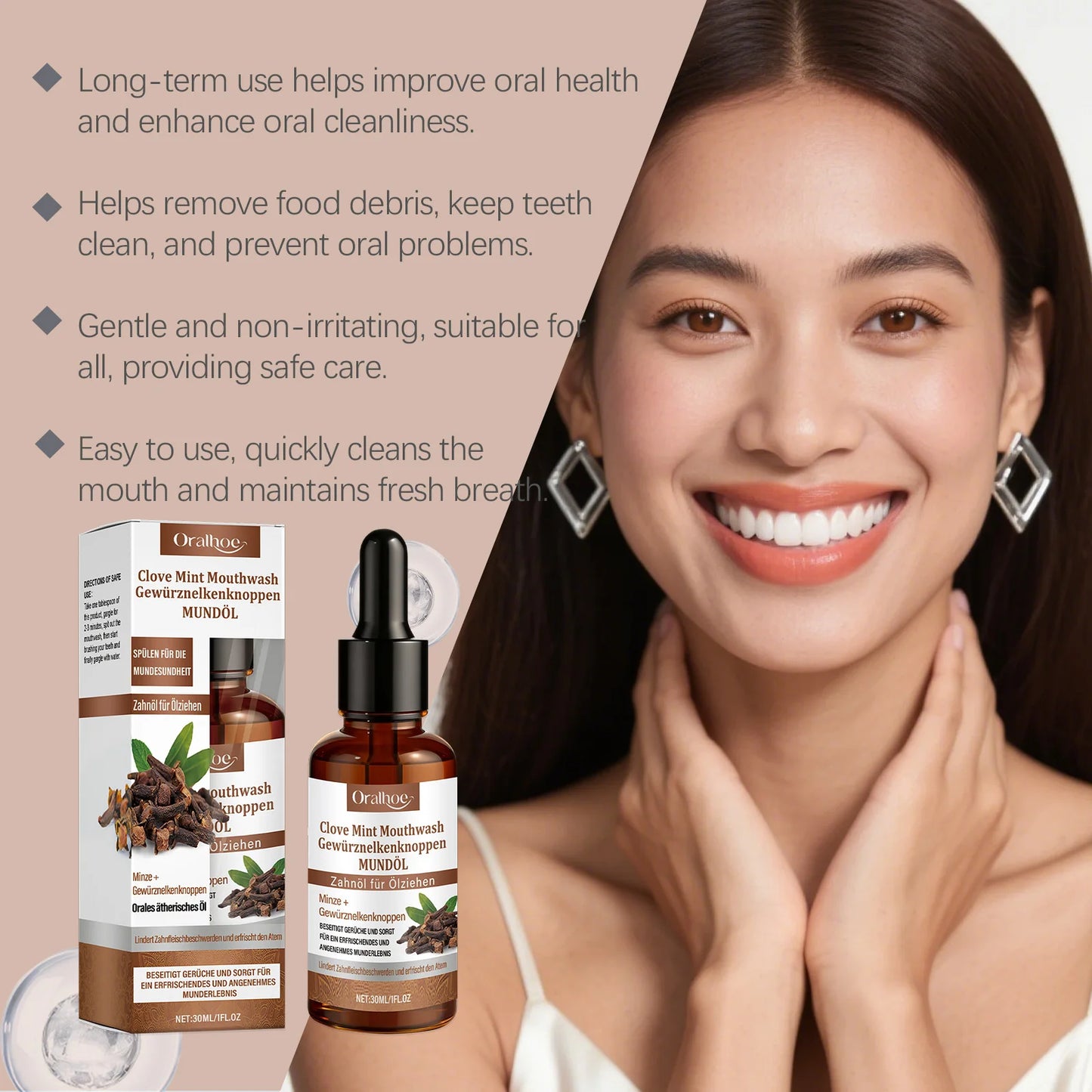 Clove Mint Tonsil stone Oil