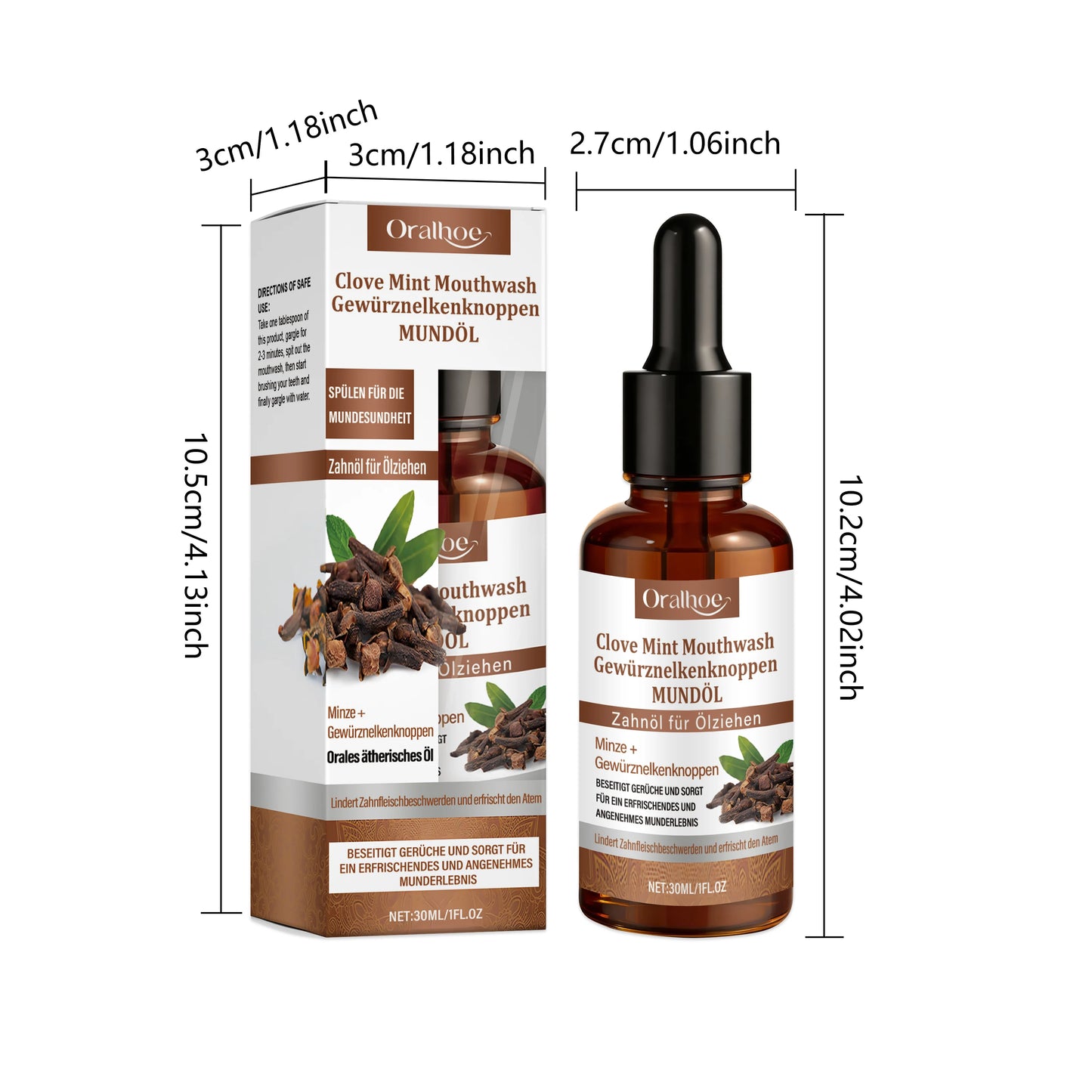 Clove Mint Tonsil stone Oil
